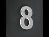 Artikelbild 1 des Artikels “LED-beleuchtete Edelstahl-Hausnummer 8 „LED-Numeral 8“ “