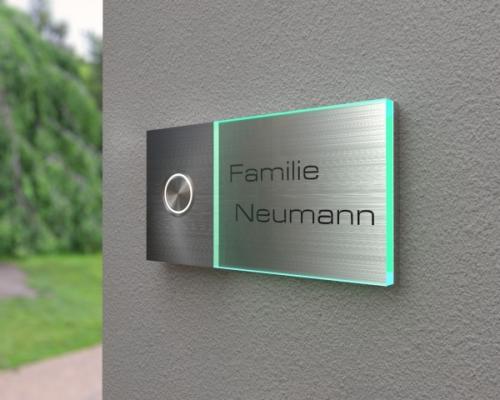 Artikelbild des Artikels “Design-Edelstahlklingel mit Echtglas 