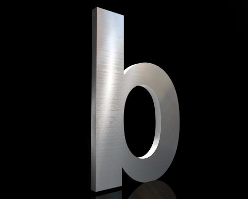 Artikelbild des Artikels “Edelstahl-Buchstabe b 