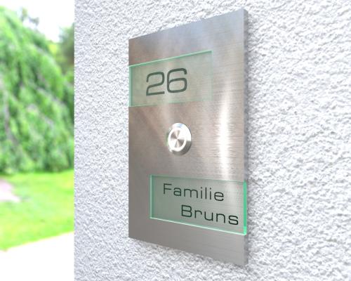 Artikelbild des Artikels “Aufputz Edelstahl-MP3-Funkklingel mit Gravur 