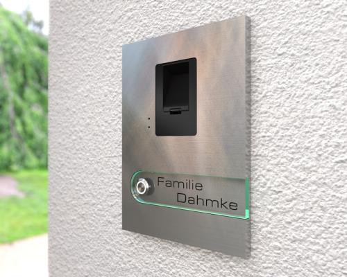 Artikelbild des Artikels “Moderne Edelstahlklingel mit kapazitivem Fingerscan 