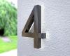 Artikelbild 2 des Artikels “Beleuchtete LED-Edelstahl-Hausnummer 4 in 3D Optik 