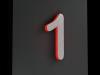Artikelbild 4 des Artikels “LED-beleuchtete Edelstahl-Hausnummer 1 „LED-Numeral 1“ “