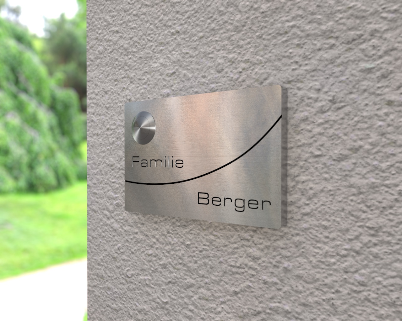 Artikelbild 10 des Artikels “Design Edelstahlklingel mit Verzierung 