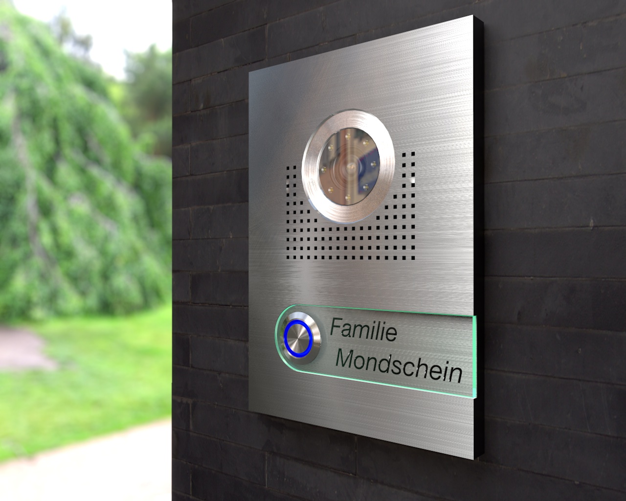 Artikelbild 2 des Artikels “Video-Türsprechanlage mit Sony Kamera inkl. 1 x 7-Zoll Monitor & Acrylglaseinlage 