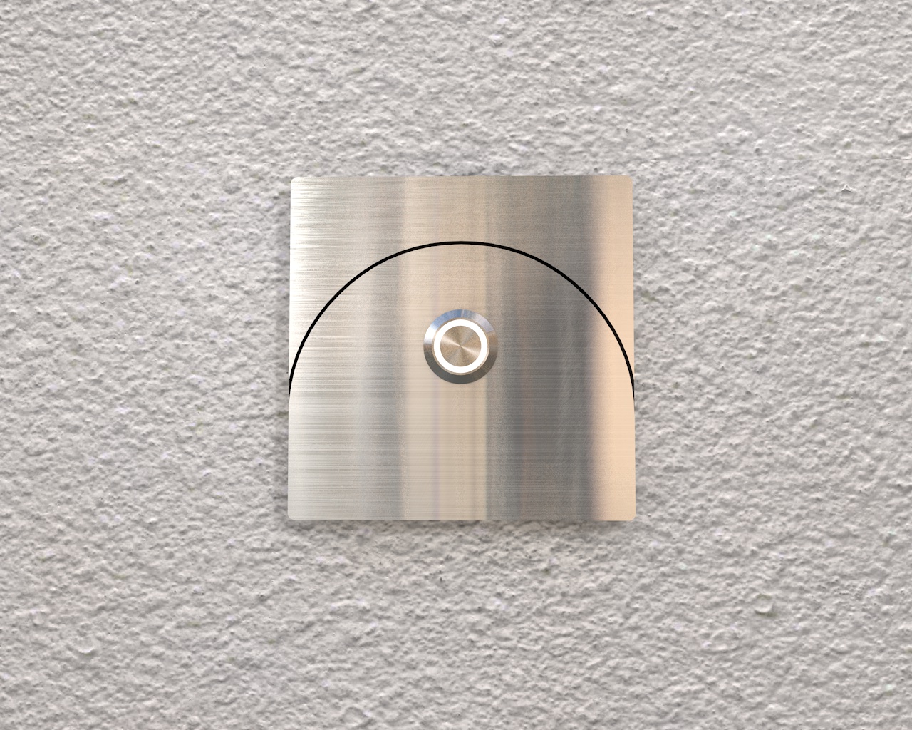 Artikelbild 2 des Artikels “Design Edelstahlklingel mit Verzierung