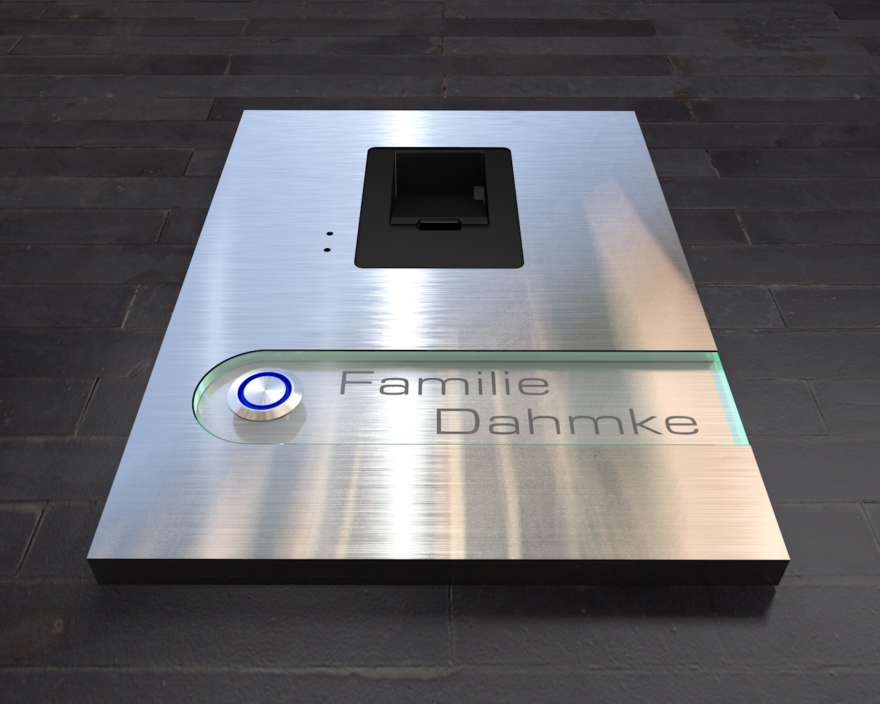 Artikelbild 2 des Artikels “Moderne Edelstahlklingel mit kapazitivem Fingerscan 