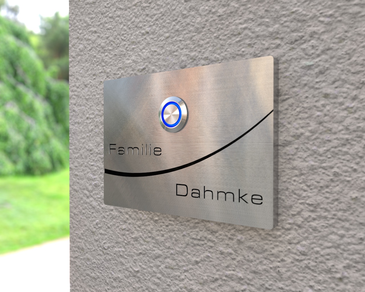 Artikelbild 3 des Artikels “Design Edelstahlklingel mit Verzierung