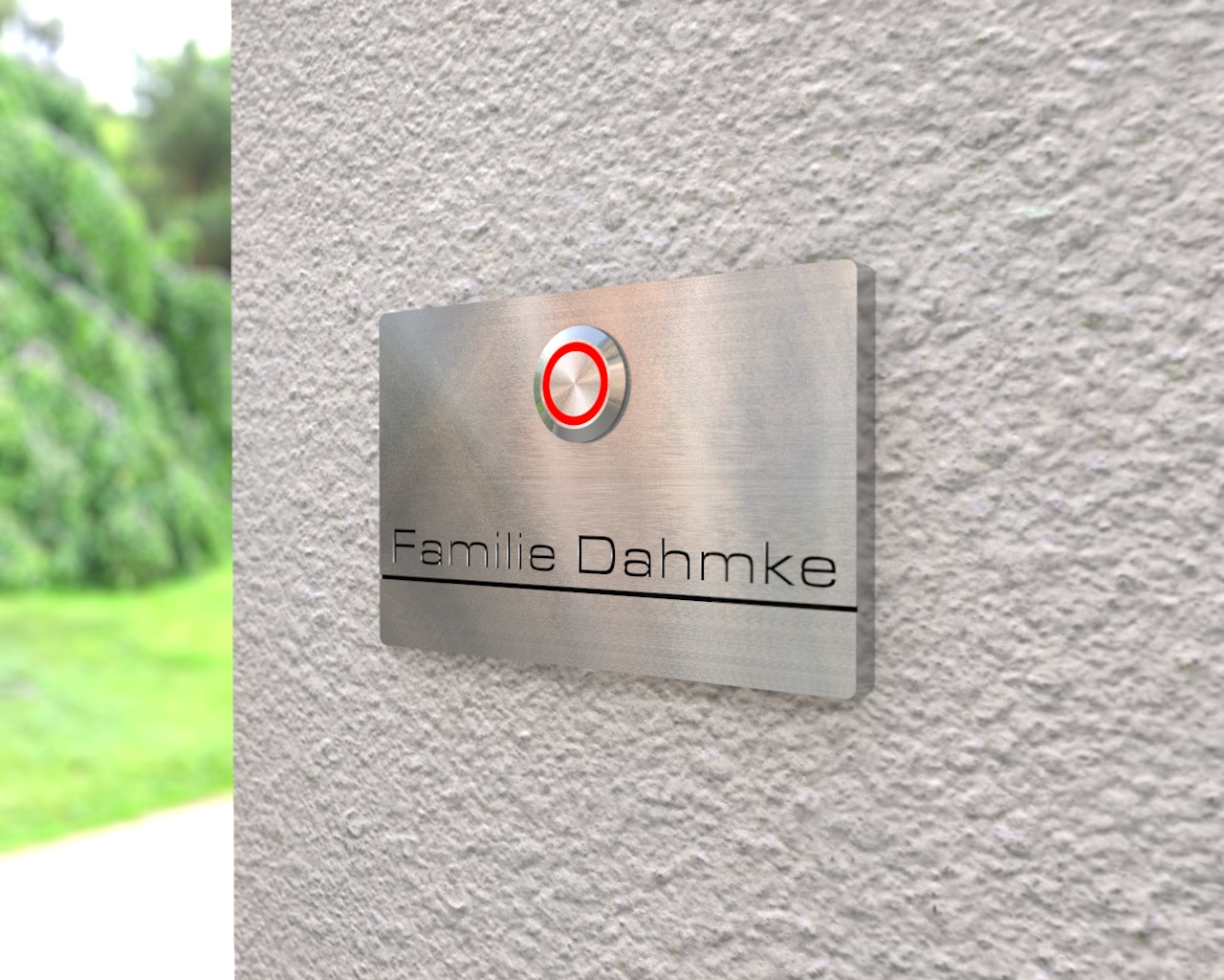 Artikelbild 3 des Artikels “Design Edelstahlklingel mit Verzierung 
