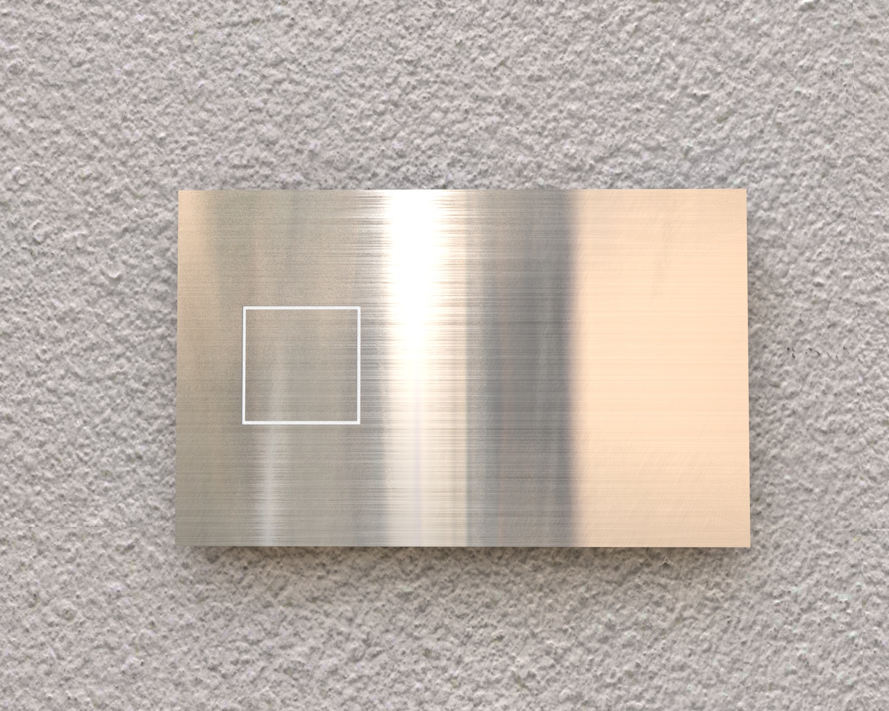 Artikelbild 3 des Artikels “Unterputz Edelstahl Funkklingel mit 230 Volt Funkgong „Angular Square“ “