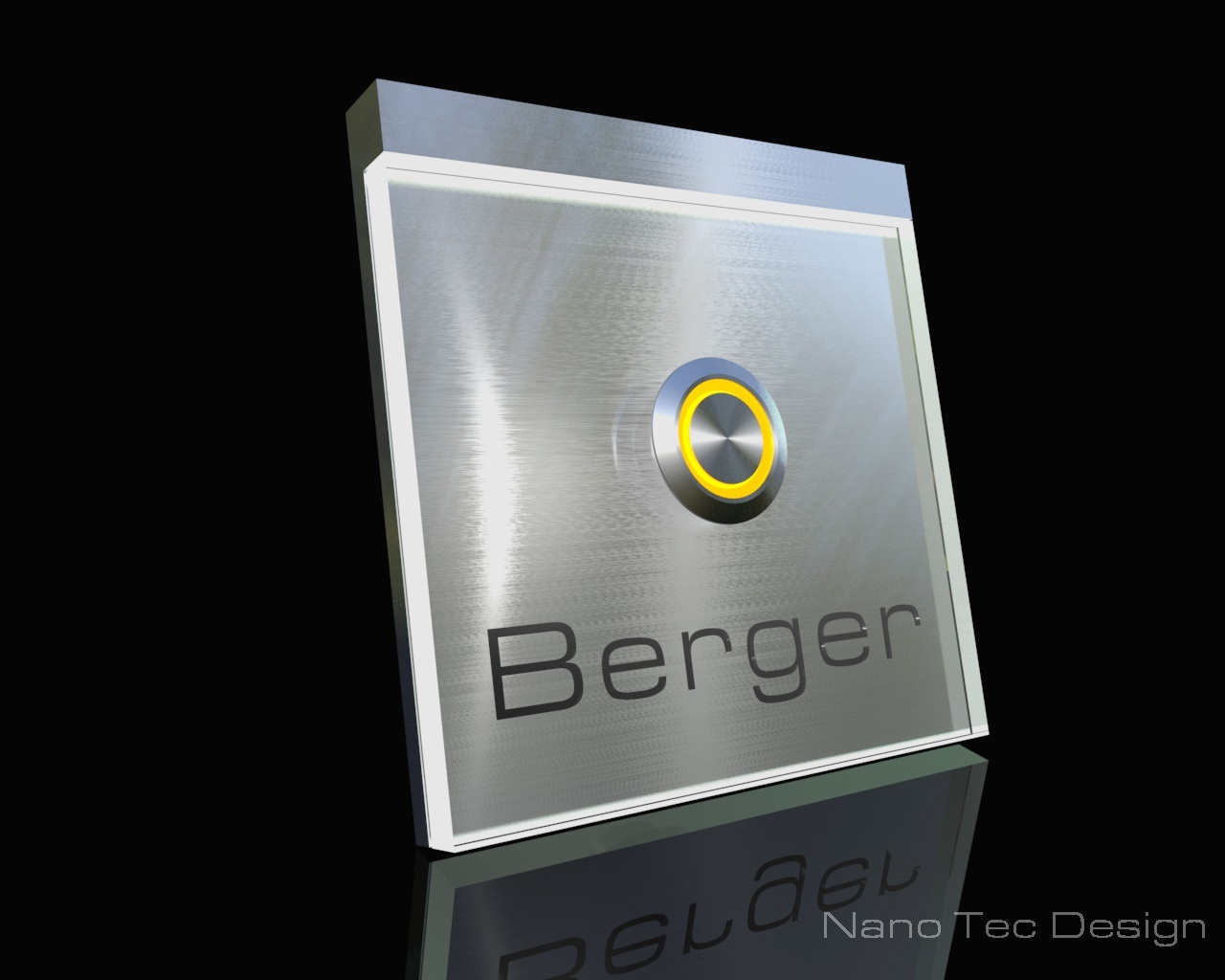 Artikelbild 3 des Artikels “Design Edelstahlklingel mit Echtglas & LED-Namensbeleuchtung 