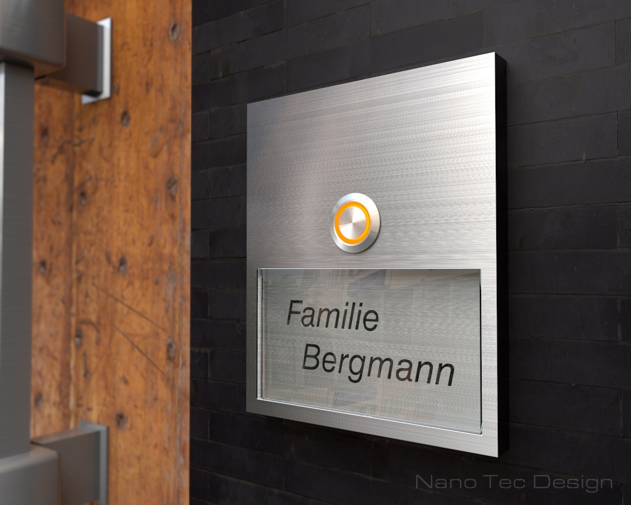 Artikelbild 3 des Artikels “Edelstahlklingel mit Acrylglas 