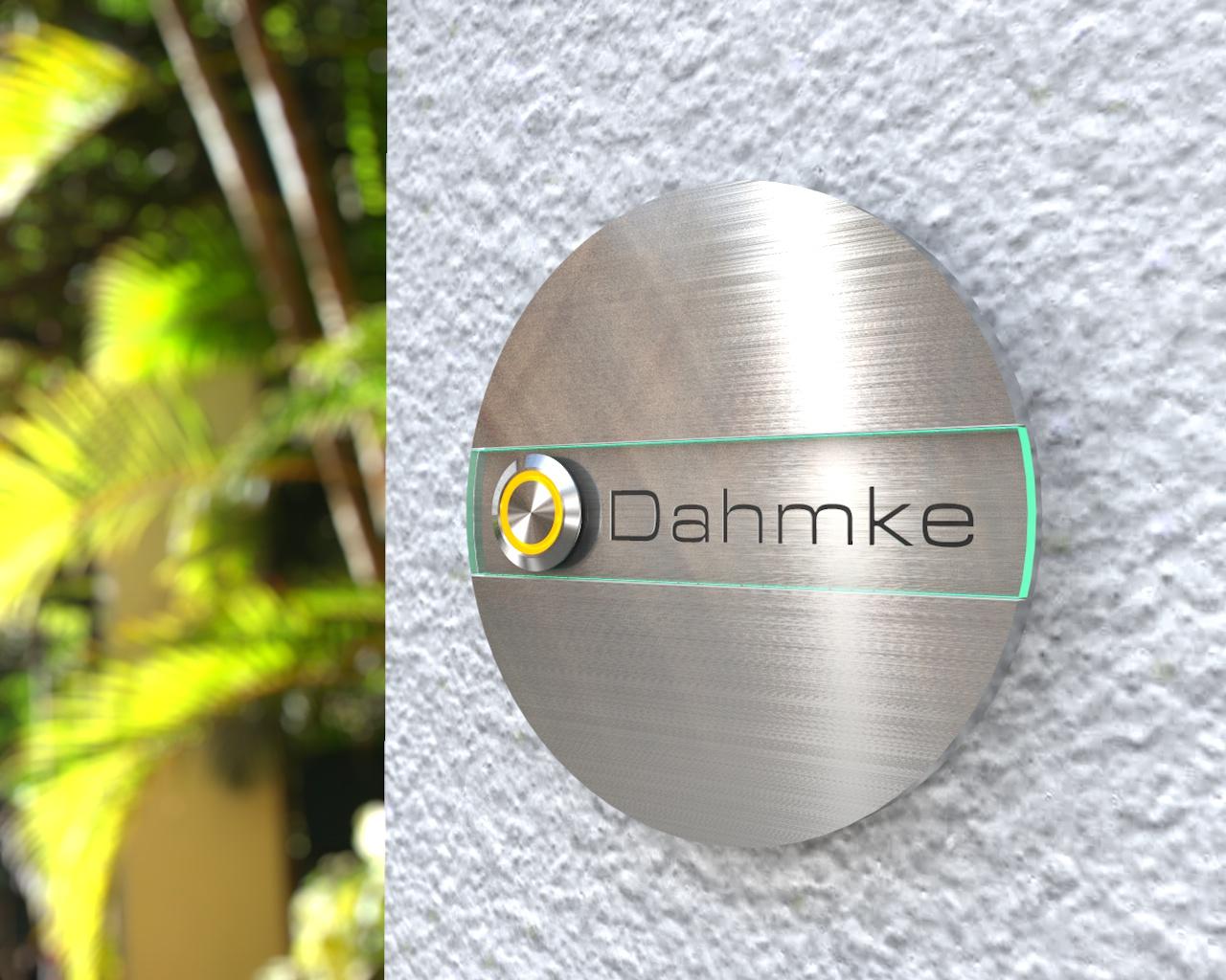 Artikelbild 4 des Artikels “Aufputz Edelstahl Funkklingel mit 230 Volt Gong „White Round“ “