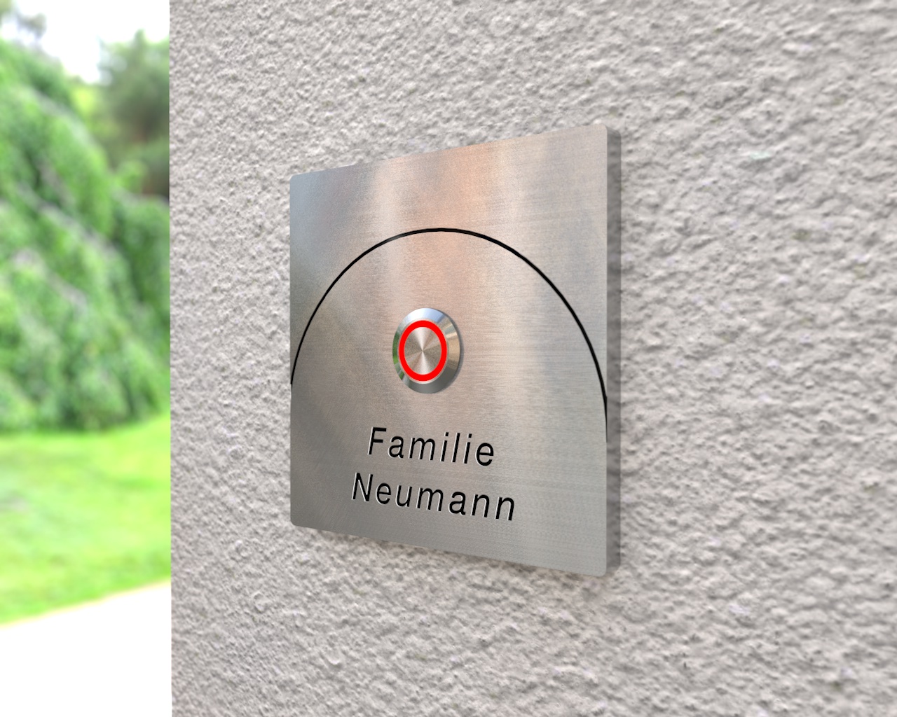Artikelbild 4 des Artikels “Design Edelstahlklingel mit Verzierung