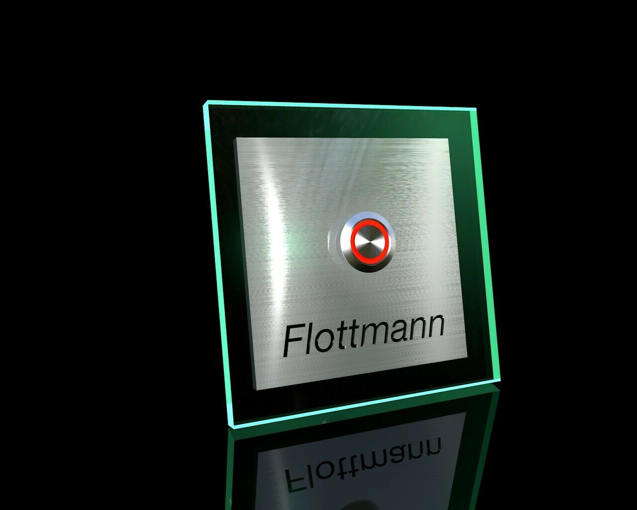 Artikelbild 4 des Artikels “Aufputz Edelstahl-MP3-Funkklingel - mit Echtglas - Aufsatz „Exclusiv Float“ “