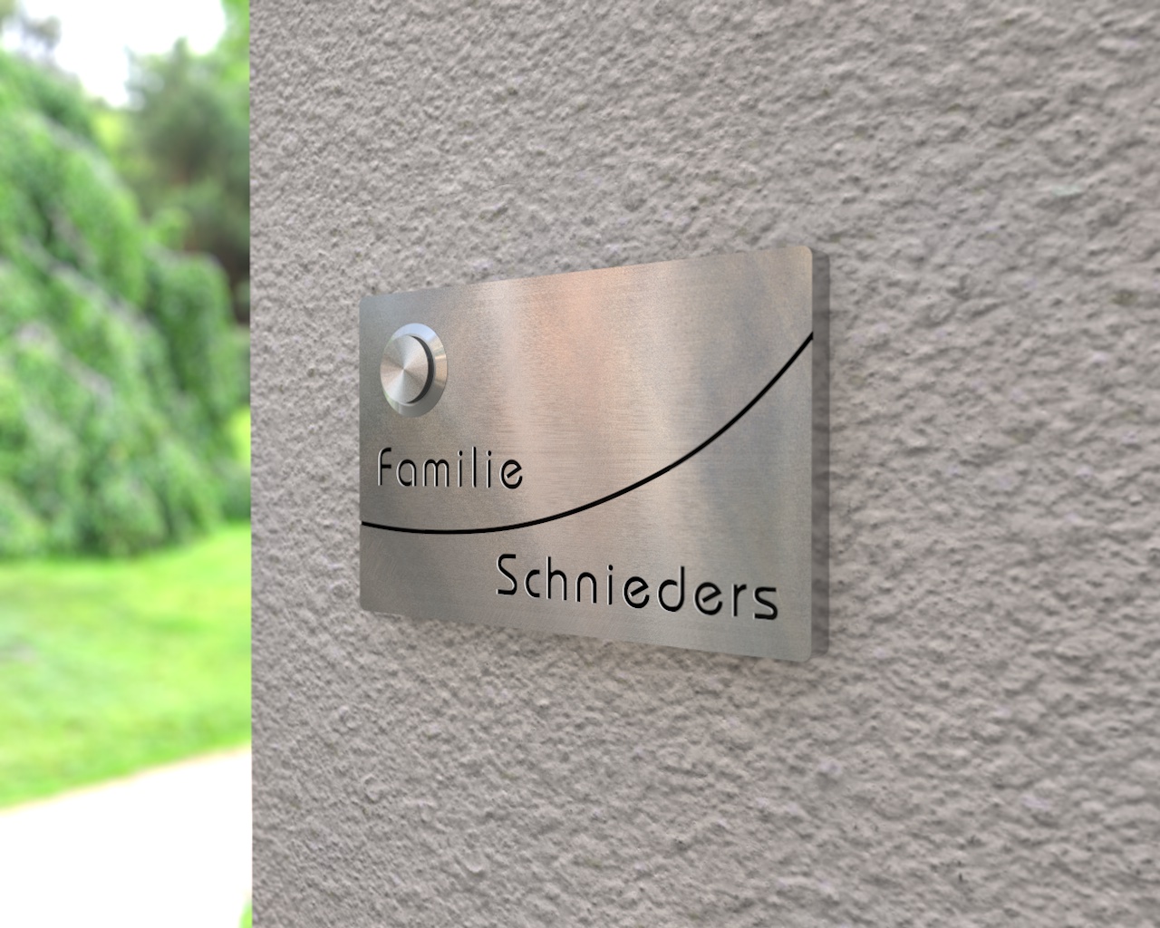 Artikelbild 4 des Artikels “Design Edelstahlklingel mit Verzierung 