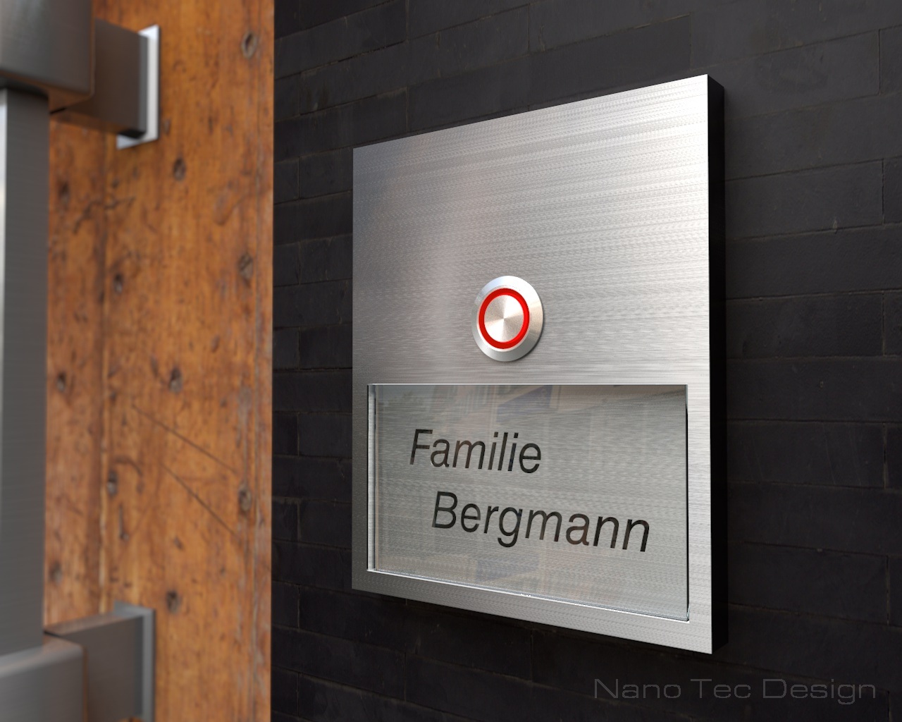 Artikelbild 4 des Artikels “Edelstahlklingel mit Acrylglas 