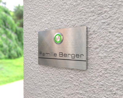 Artikelbild 5 des Artikels “Design Edelstahlklingel mit Verzierung 