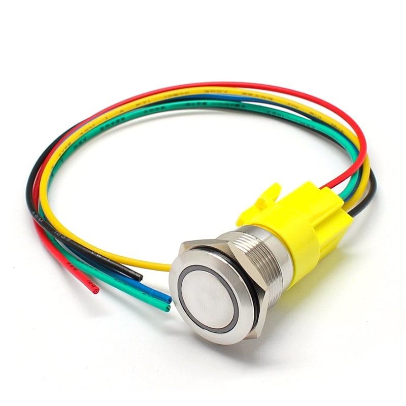 Artikelbild 5 des Artikels “LED-Edelstahltaster mit Lötfahnen “