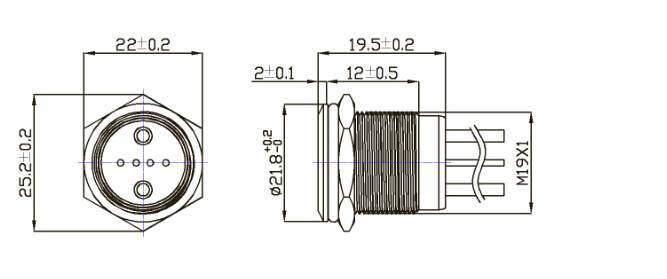 Artikelbild 5 des Artikels “ ON/OFF Led-Edelstahltaster “