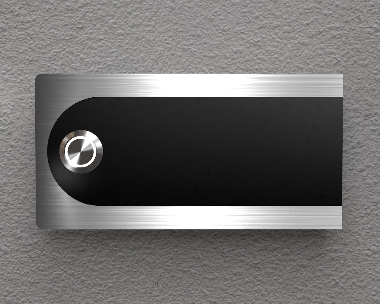 Artikelbild 6 des Artikels “Design Edelstahlklingel mit Acryl-Gravurfeld (austauschbar) „B&S Edition Semi“ “