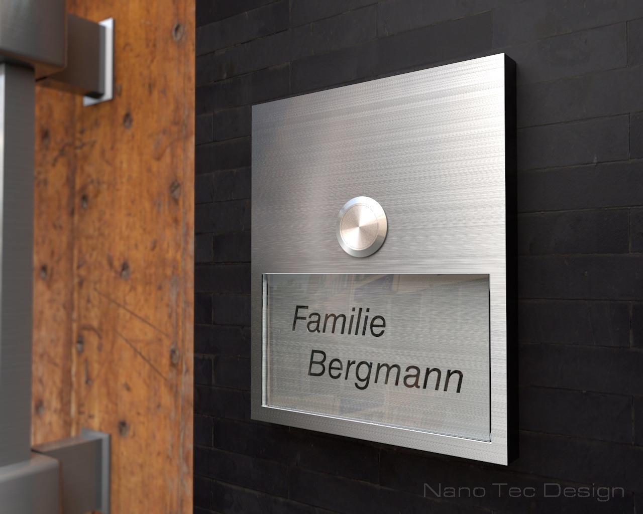 Artikelbild 6 des Artikels “Edelstahlklingel mit Acrylglas 