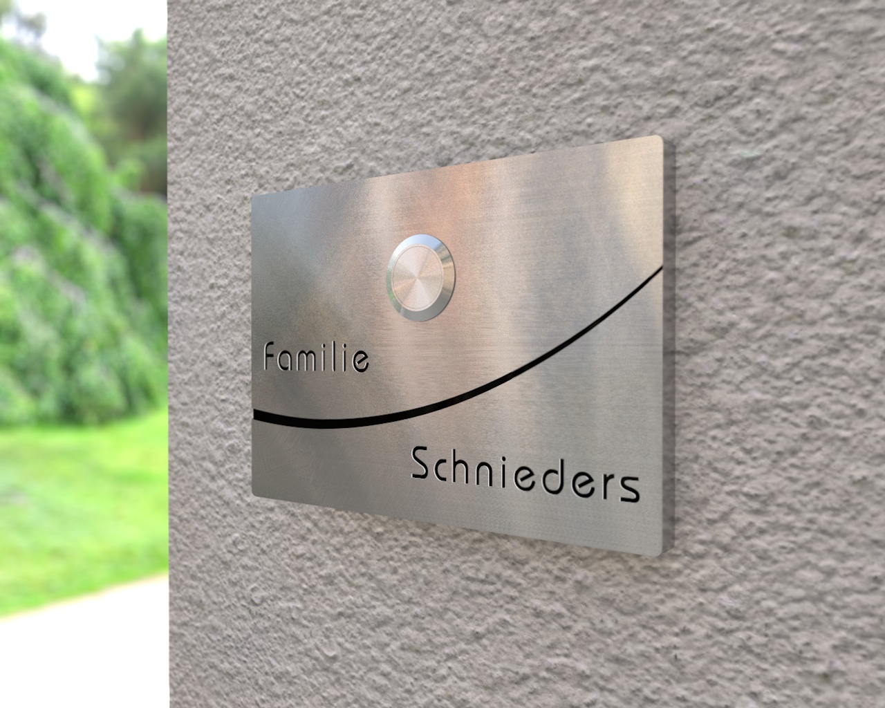Artikelbild 7 des Artikels “Design Edelstahlklingel mit Verzierung