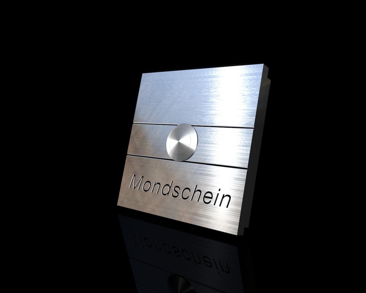 Artikelbild 7 des Artikels “Gewölbte Aufputz-Edelstahlklingel mit Namen-& Hausnummergravur 