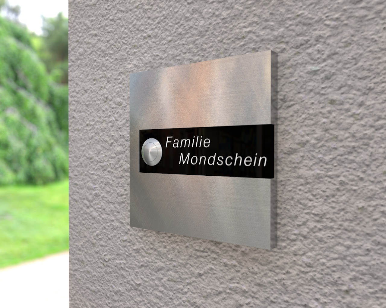 Artikelbild 8 des Artikels “Design Edelstahlklingel mit Acryl „B&S Edition Slim“ “
