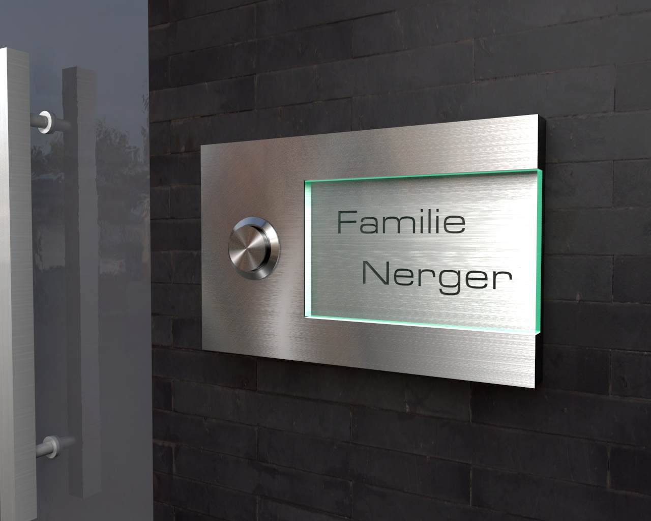 Artikelbild 8 des Artikels “Design Edelstahlklingel mit Acrylglas „Lucid“ “