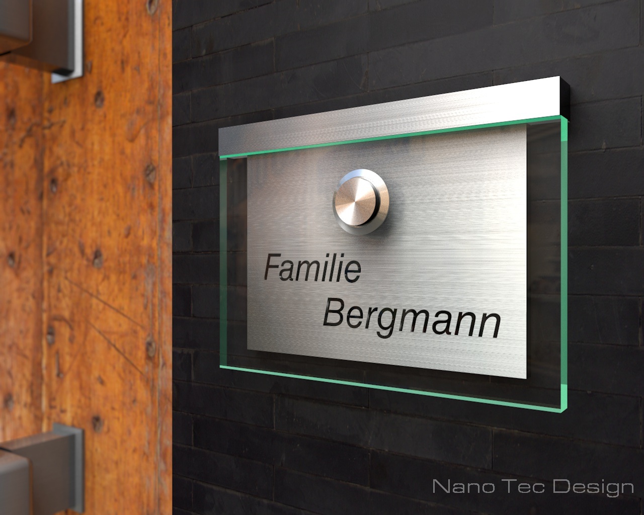 Artikelbild 8 des Artikels “Edelstahlklingel mit Echtglasplatte und LED-Namensbeleuchtung 