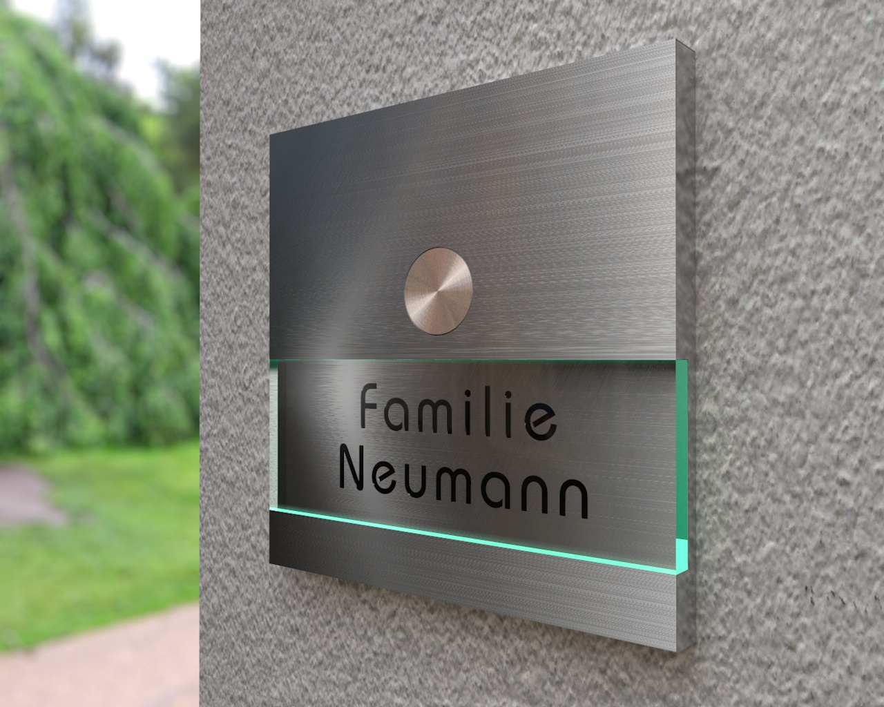 Artikelbild 9 des Artikels “Bündige Design Edelstahlklingel mit Acrylglas 